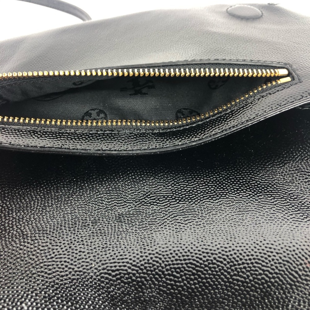 Tory Burch black patent leather clutch/crossbody - Picture 10 of 16